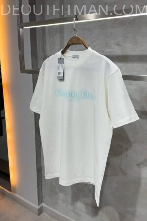 CD T-shirt | Wit ‘Blue Logo’